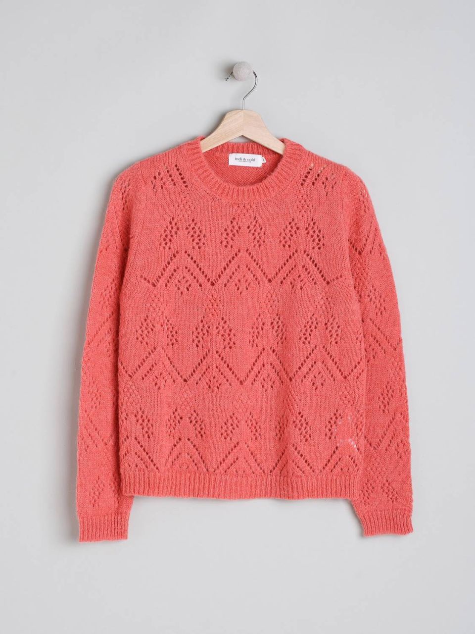 Indi & Cold Pullover Openwork Knitted Jumper Quisquilla S