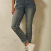 nile jeans tapered ankle-