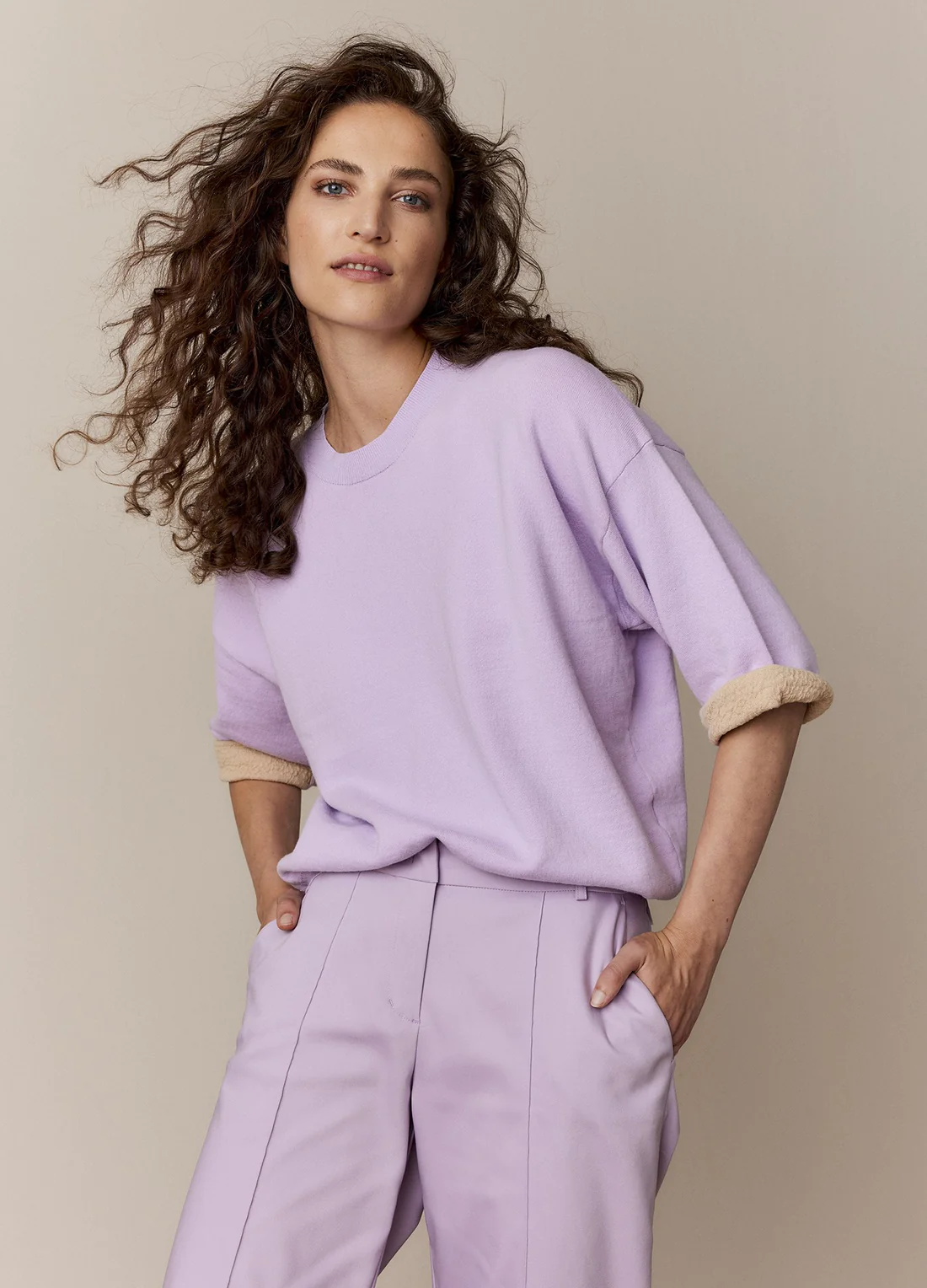 SUMMUM Pullover 3/4 ARM 7s5742-7923 Soft orchid XL