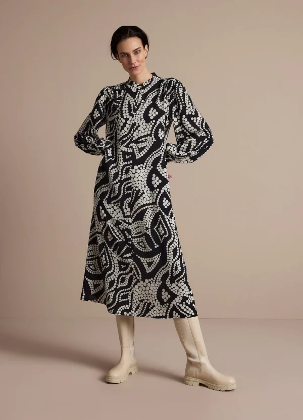 Summum Kleid mit Polka-Dot-Print 5s1501-11867