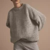 SUMMUM Pullover melange mohair blend knit 7s5760-7949