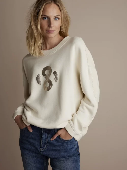 SUMMUM Sweatshirt oversized cotton 3s4876-30539