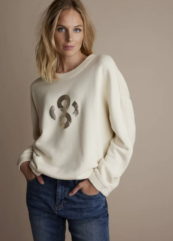 SUMMUM Sweatshirt oversized cotton 3s4876-30539
