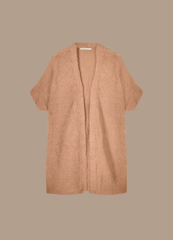 SUMMUM Kimono Cardigan rustic mohair blend knit 7s5687-7907