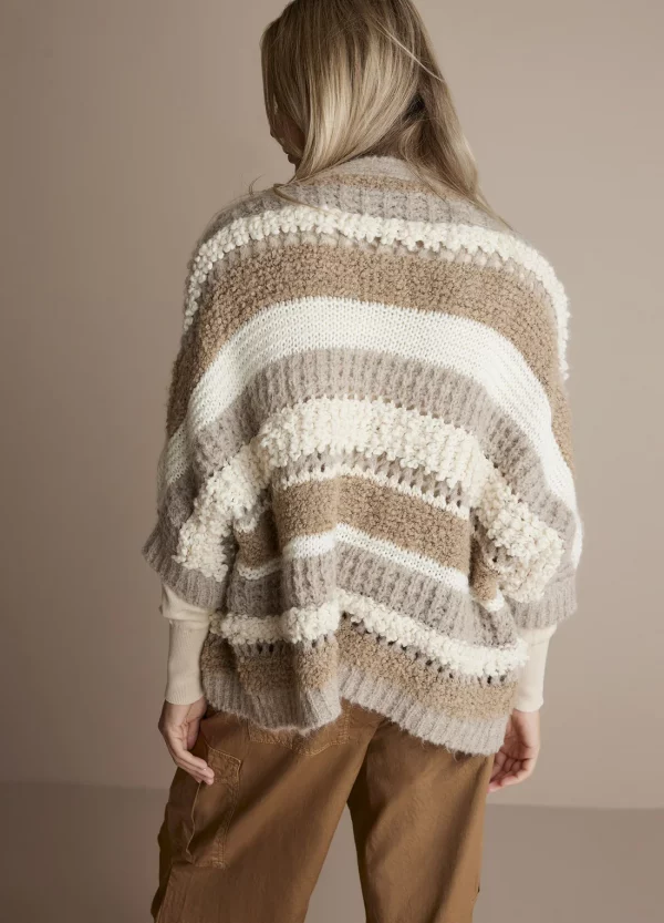 SUMMUM Cardigan Oversized mult yarn mix knit 7s5775-7957