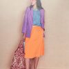 niu fashion Rock gatherd short skirt SS24412T001 farbe amber_4
