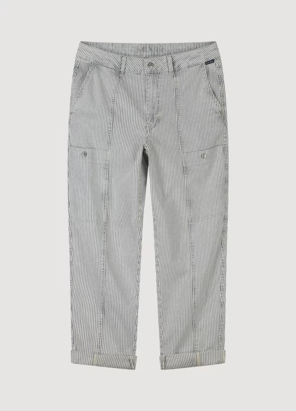 Summum Tapered Jeans Indigo-Streifendenim 4s2633